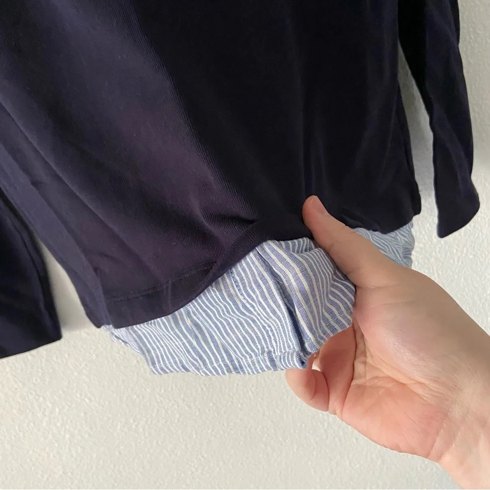 Quiet Luxury NEW Organic Cotton Sweater Bonjour Small Normcore French Girl Style - Picture 10 of 16